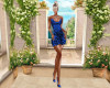 Coctail Royal Blue Dress