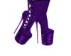 Purple Sparkle Heels