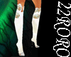 SHOES-white flowers+diam