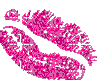 Glittering lips
