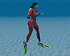 Red Scuba Wetsuit