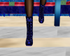 (K) Blue Metalic boots