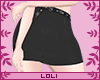 L♥ Black Mini Skirt