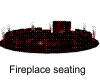 Fireplace seating