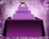 Purple Cake Table