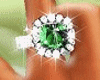 Green Emerald RingGreen