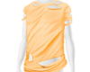Orange Ripped T-Shirt