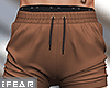 ♛ Brown Muscle Shorts