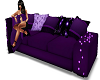 purple lights sofa