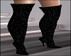 Black Boots w Glitter