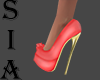 SIA<O>PINK AND GOLD PUMP