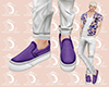 L: Nick Purple Slip On