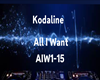 KODALINE AIW1-15