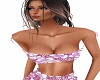 Pink FloralBraTop/Gee