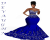 MOTHERS ROYAL BLUE GOWN