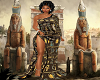 Egyptian Print 4 Gown