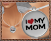 OO * I <3 Mom Necklace
