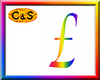 C&S Rainbow Pound Sign