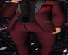 dark red suit