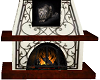 ~B~Leopard Fireplace