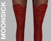 Mine Thigh Highs Red