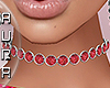 DIAMOND CHOKER🤍RED