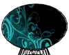 Round Teal Chair