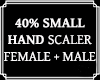Hand Scaler Unisex 40%