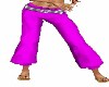 PURPLE BELTED PANTS