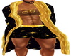 Gold  & Black Robe Boxer