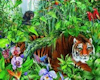 Tiger Jungle Sticker