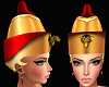 exotic crown gold&red F