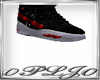 Sneakers - Black Red