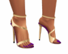 Shaz Gold/Purple Heels