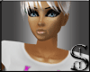 ~SIM~Lush Tee/white