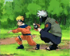 Kakashi and Naruto jutsu