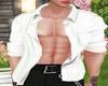 white summer shirt