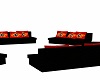 flames couch