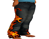 flame jeans