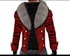 Dark Red Fur Coat (M)