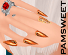 [PS]Glitter Bronze Nails