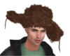 fur hat winter brown