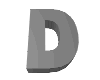 3D Lettering D
