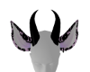 Pink and Black cow ears