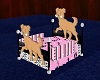 Pink Dog Toddler Bed