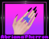 GlitterFly Ring Blue