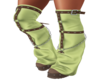 SHOES WITH BELTS+CHAIN