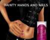 CA Dainty Hands/Pink Sli