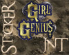 ~JNT Girl Genius Sticker