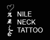 Nile Neck Tattoo